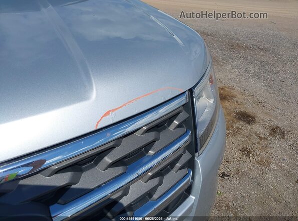 1FM5K8B85JGC01320 2018 FORD EXPLORER Silver Вид щитка приладів