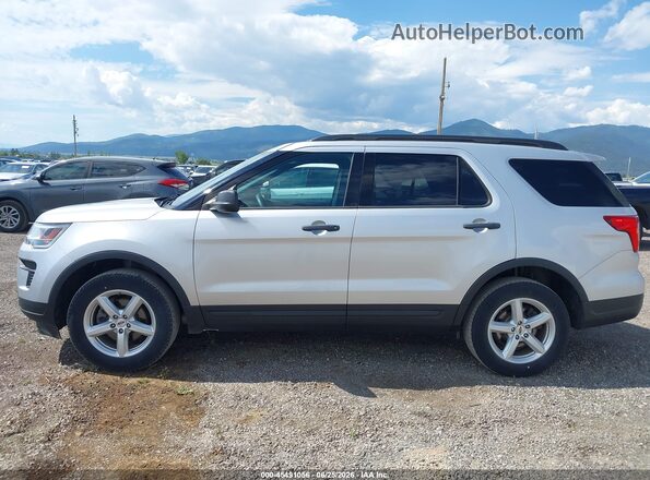 1FM5K8B85JGC01320 2018 FORD EXPLORER Silver 
