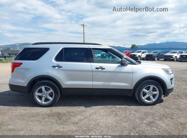 1FM5K8B85JGC01320 2018 FORD EXPLORER Silver 
