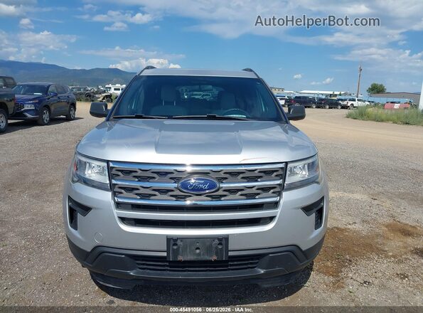 1FM5K8B85JGC01320 2018 FORD EXPLORER Silver Панорамний вид салону 360°