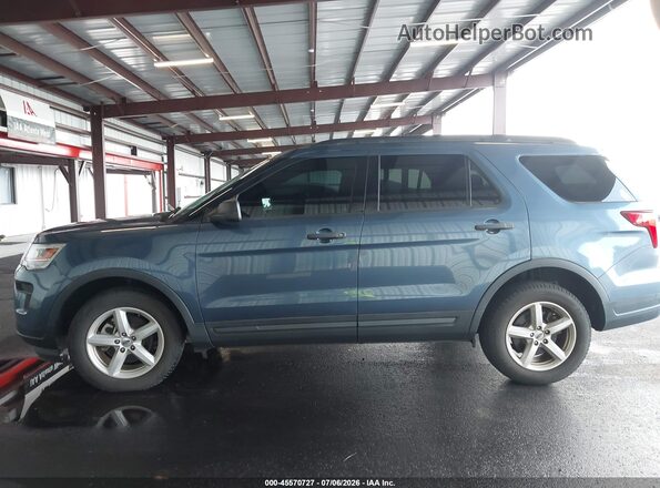 1FM5K8B85JGC45477 2018 FORD EXPLORER Blue 