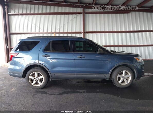 1FM5K8B85JGC45477 2018 FORD EXPLORER Blue 