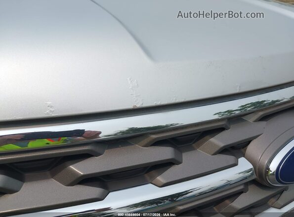 1FM5K8B85JGC45561 2018 FORD EXPLORER Silver წინა ხედი