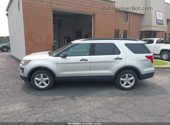 1FM5K8B85JGC45561 2018 FORD EXPLORER Silver 