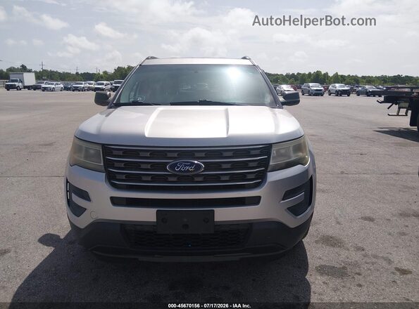 1FM5K8B86GGC94924 2016 FORD EXPLORER Silver Вид щитка приладів