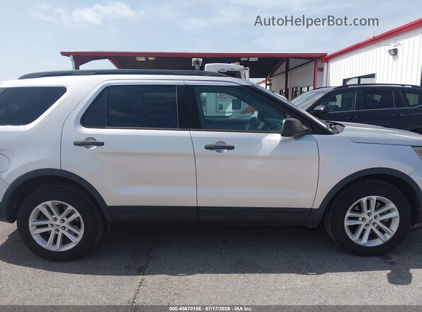 1FM5K8B86GGC94924 2016 FORD EXPLORER Silver Вид задньої частини салону