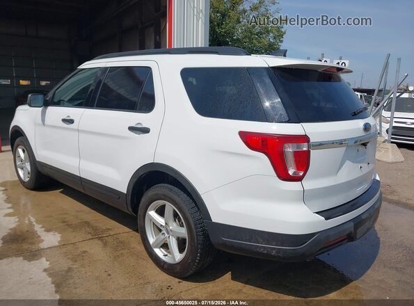 1FM5K8B86JGC45200 2018 FORD EXPLORER White Tył lewy