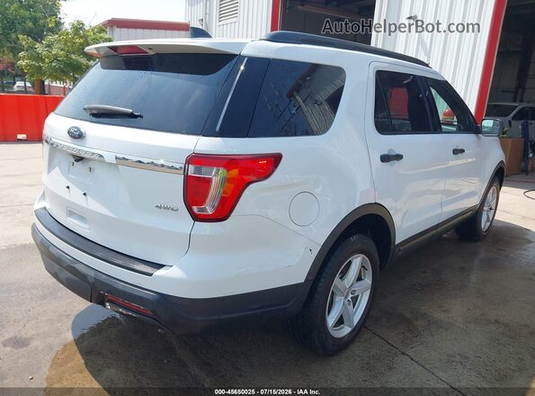 1FM5K8B86JGC45200 2018 FORD EXPLORER White Tył prawy