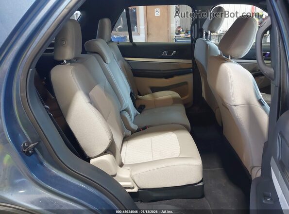 1FM5K8B86JGC45505 2018 FORD EXPLORER Синий Вид наклейки с VIN-кодом