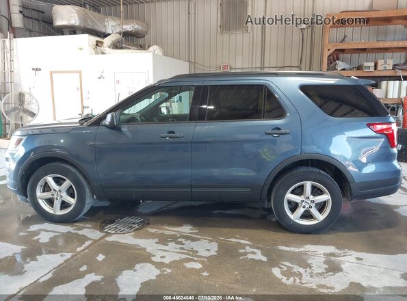 1FM5K8B86JGC45505 2018 FORD EXPLORER Синий 