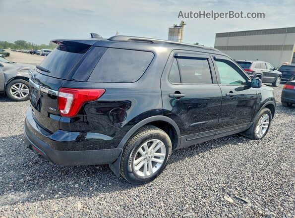 1FM5K8B87GGC83706 2016 FORD EXPLORER Black უკანა ხედი