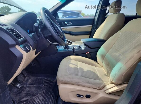 1FM5K8B87GGC83706 2016 FORD EXPLORER Black სალონის 360-გრადუსიანი ხედი