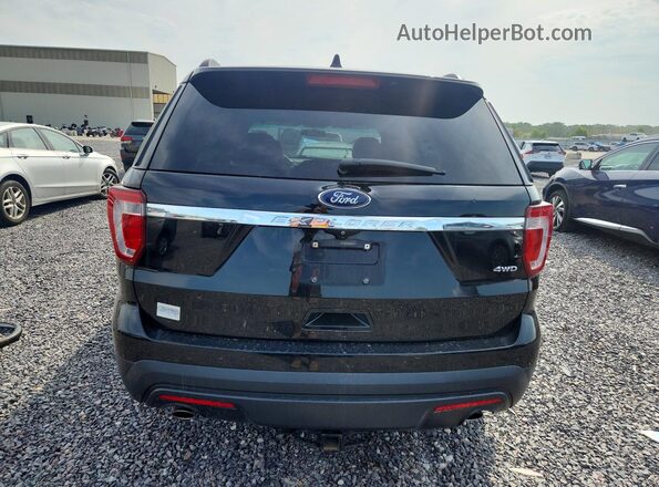 1FM5K8B87GGC83706 2016 FORD EXPLORER Black ძრავის განყოფილების ხედი