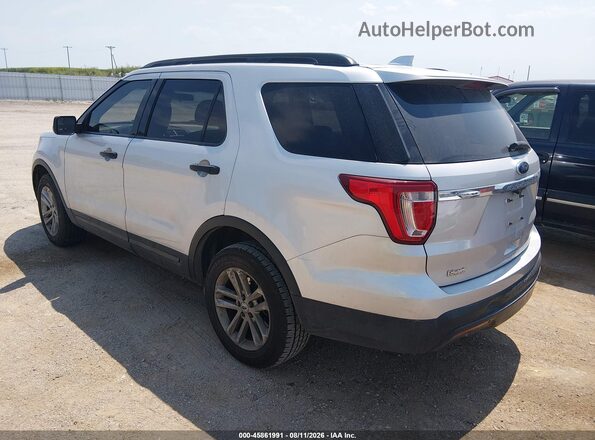 1FM5K8B87HGA69302 2017 FORD EXPLORER Серебряный Задняя левая четверть