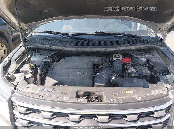 1FM5K8B87HGA69302 2017 FORD EXPLORER Серебряный Вид сзади