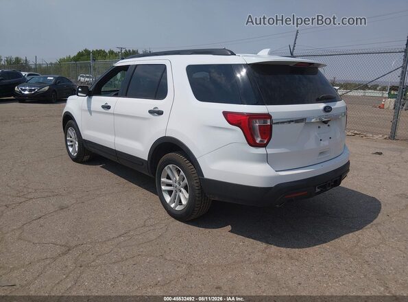 1FM5K8B87HGC91919 2017 FORD EXPLORER Белый Задняя левая четверть