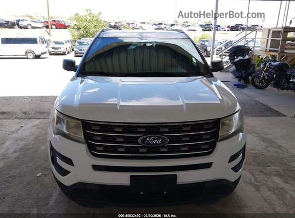 1FM5K8B87HGC91919 2017 FORD EXPLORER Белый Вид спереди