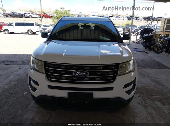 1FM5K8B87HGC91919 2017 FORD EXPLORER Белый Вид щитка приборов