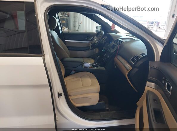 1FM5K8B87HGD18603 2017 FORD EXPLORER White წინა სალონის ხედი