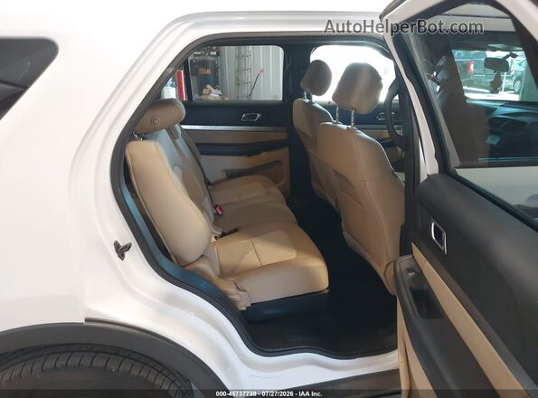 1FM5K8B87HGD18603 2017 FORD EXPLORER White VIN კოდის სტიკერის ხედი