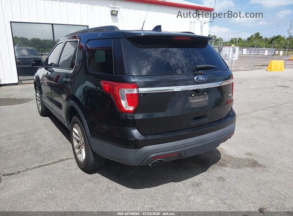 1FM5K8B87HGD72225 2017 FORD EXPLORER Black Tył lewy