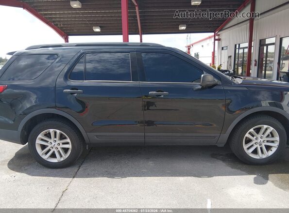 1FM5K8B87HGD72225 2017 FORD EXPLORER Black Widok wnętrza z tyłu