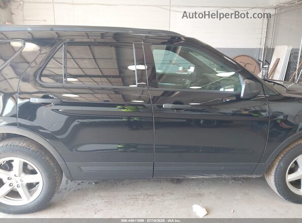1FM5K8B87JGC45254 2018 FORD EXPLORER Black Вид задньої частини салону