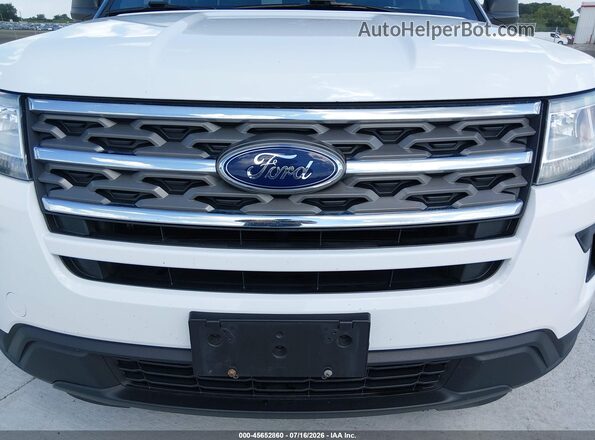 1FM5K8B87JGC45500 2018 FORD EXPLORER White Панорамний вид салону 360°
