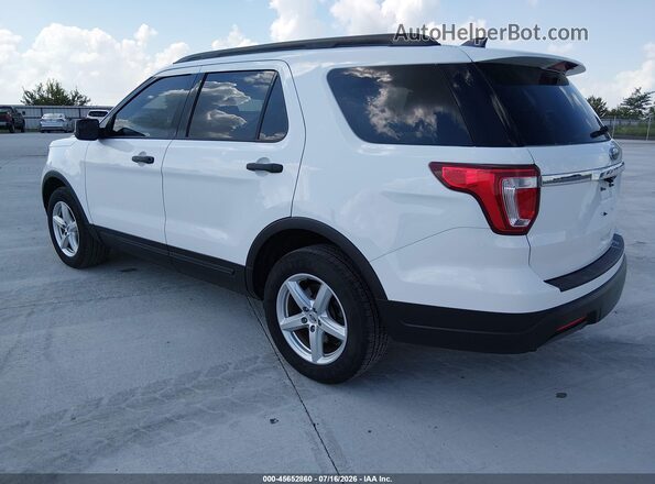 1FM5K8B87JGC45500 2018 FORD EXPLORER White Задня ліва чверть
