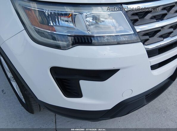 1FM5K8B87JGC45500 2018 FORD EXPLORER White Вид задньої частини салону