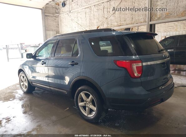 1FM5K8B87JGC45657 2018 FORD EXPLORER Blue 360 interior view