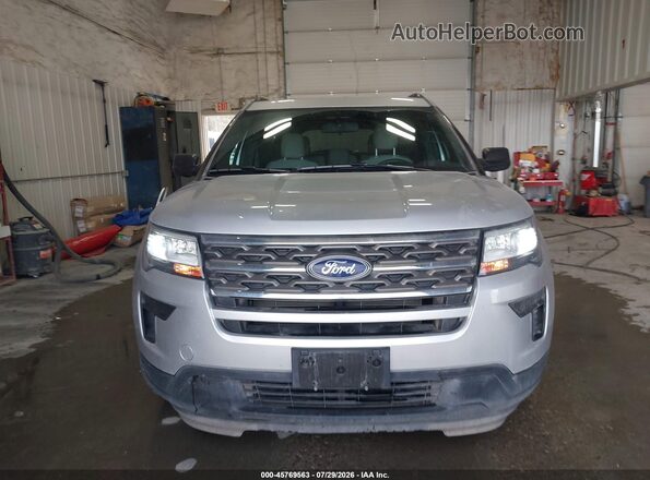 1FM5K8B87JGC45660 2018 FORD EXPLORER Silver Вид спереду