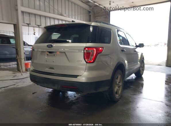 1FM5K8B87JGC45660 2018 FORD EXPLORER Silver Задня права чверть