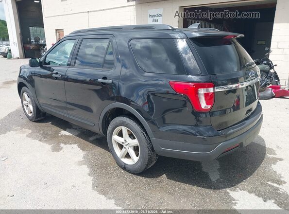 1FM5K8B87KGA93512 2019 FORD EXPLORER Black Trasero izquierdo