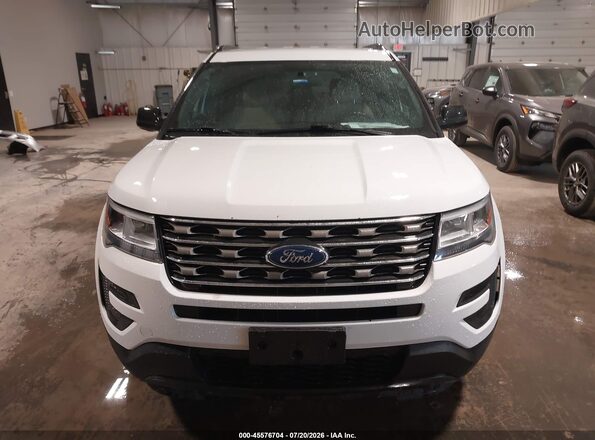 1FM5K8B88HGC63675 2017 FORD EXPLORER White Widok wnętrza 360 stopni