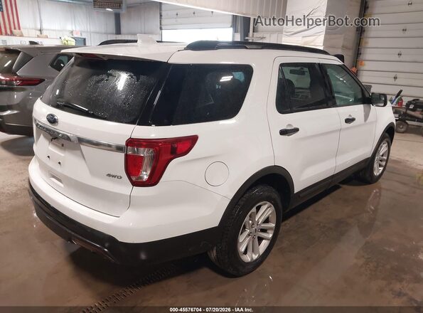 1FM5K8B88HGC63675 2017 FORD EXPLORER White Tył prawy