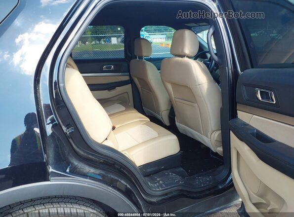 1FM5K8B88HGC91900 2017 FORD EXPLORER Black Vista de la etiqueta del VIN