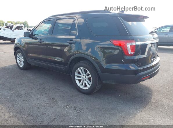 1FM5K8B88HGC91900 2017 FORD EXPLORER Black Trasero izquierdo