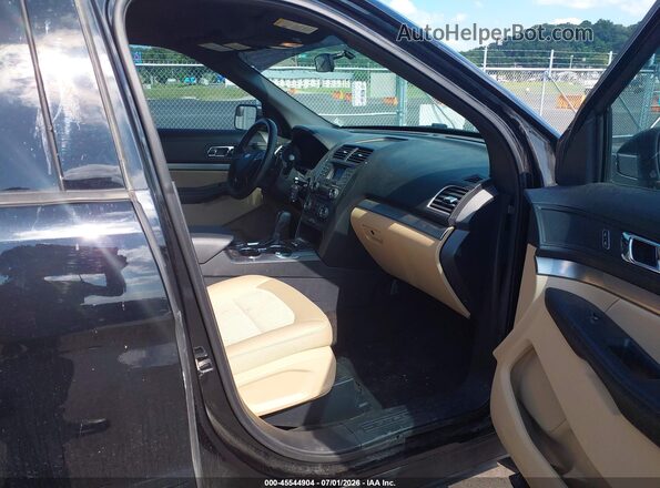 1FM5K8B88HGC91900 2017 FORD EXPLORER Black Vista interior delantera