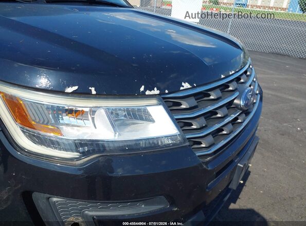 1FM5K8B88HGC91900 2017 FORD EXPLORER Black Vista del cuadro de instrumentos