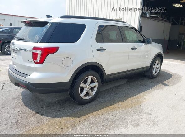 1FM5K8B88JGC45408 2018 FORD EXPLORER Silver Tył prawy