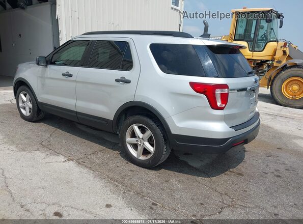 1FM5K8B88JGC45408 2018 FORD EXPLORER Silver Tył lewy