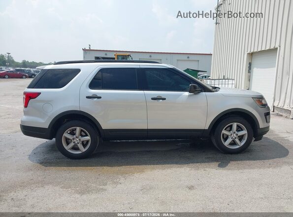 1FM5K8B88JGC45408 2018 FORD EXPLORER Silver 
