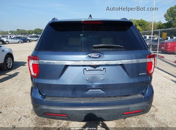 1FM5K8B88JGC45425 2018 FORD EXPLORER Blue 