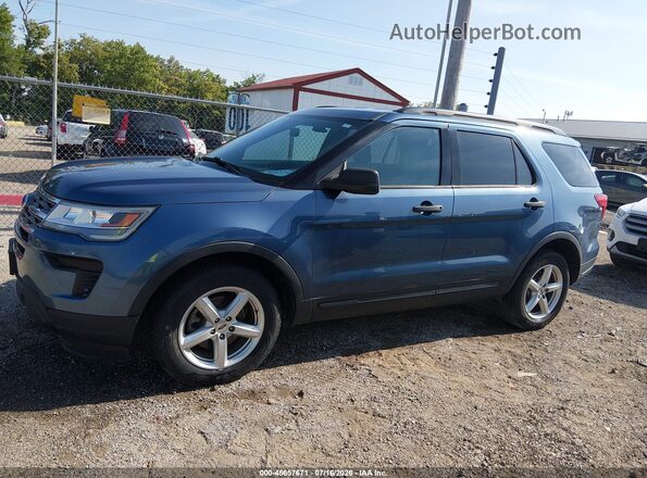 1FM5K8B88JGC45425 2018 FORD EXPLORER Blue სალონის 360-გრადუსიანი ხედი