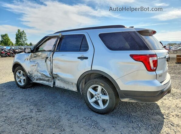 1FM5K8B88JGC86203 2018 FORD EXPLORER Серебряный Задняя левая четверть