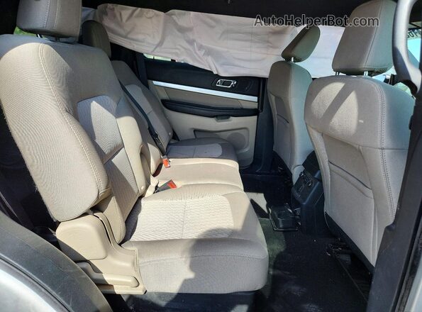 1FM5K8B88JGC86203 2018 FORD EXPLORER Серебряный Вид задней части салона