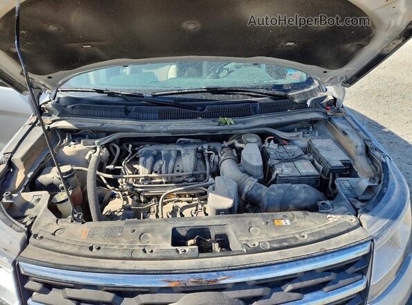1FM5K8B88JGC86203 2018 FORD EXPLORER Серебряный Вид подкапотного пространства