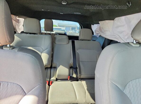 1FM5K8B88JGC86203 2018 FORD EXPLORER Серебряный Вид задних сидений