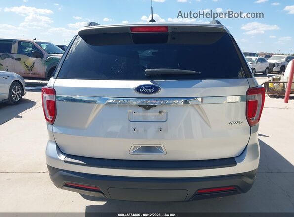 1FM5K8B89JGA59411 2018 FORD EXPLORER Серебряный 